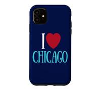 I Love Chicago Illinois State Souvenir Pride For Men & Women Case for iPhone 11