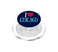 I Love Chicago Illinois State Souvenir Pride For Men & Women PopSockets PopGrip for MagSafe