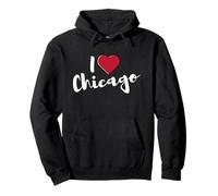 I Love Chicago Illinois State Souvenir Pride For Men & Women Pullover Hoodie