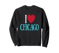 I Love Chicago Illinois State Souvenir Pride For Men & Women Sweatshirt