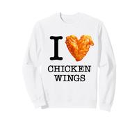 I Love Chicken Wings crispy, spicy, for hot sauce fans.2 Sweatshirt