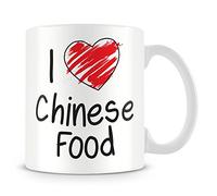 I Love Chinese Food Personalised Mug - Add Photo - Customised Cup Gift