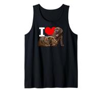 I Love Chocolate Lab Dog Brown Labrador Retriever Lover Tank Top