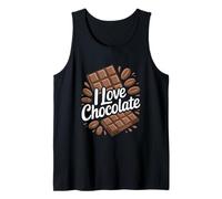 I Love Chocolate Sweet Indulgence Design Tank Top