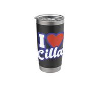 I Love Cilla Stainless Steel Insulated Tumbler