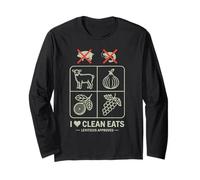 I Love Clean Eats Leviticus Approved Hebrew Roots Kosher Long Sleeve T-Shirt