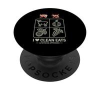 I Love Clean Eats Leviticus Approved Hebrew Roots Kosher PopSockets Adhesive PopGrip