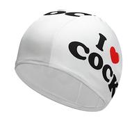 I Love Cock Funny Swim Cap for Adults Swimming Hat for Men Women Long And Short Hair