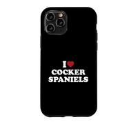 I Love Cocker Spaniels, I Heart Cocker Spaniels Case for iPhone 11 Pro