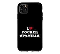 I Love Cocker Spaniels, I Heart Cocker Spaniels Case for iPhone 11 Pro Max