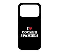 I Love Cocker Spaniels, I Heart Cocker Spaniels Case for iPhone 17 Pro