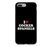 I Love Cocker Spaniels, I Heart Cocker Spaniels Case for iPhone 7 Plus/8 Plus