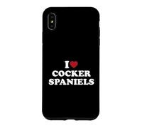 I Love Cocker Spaniels, I Heart Cocker Spaniels Case for iPhone XS Max