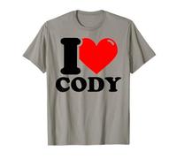 I Love Cody Funny fist Name Design T-Shirt