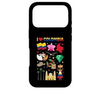 I Love Colombia Cultural Icons And Symbols Collage Case for iPhone 17 Pro
