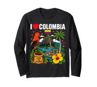 I Love Colombia Long Sleeve T-Shirt
