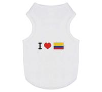 'I Love Colombia' Pet Dog/Cat T-Shirt (PT00094014)
