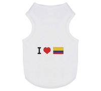 'I Love Colombia' Pet Dog/Cat T-Shirt (PT00094015)