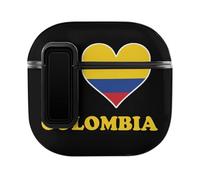 I Love Colombia1 Flag Fashion Earphone Cases Compatible for AirPods 4 | Novelty Funny Earbuds Cover Headphone Protective Box