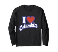 I Love Columbia Maine Long Sleeve T-Shirt