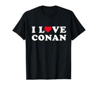 I Love Conan Matching Girlfriend & Boyfriend Conan Name T-Shirt