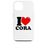 I love Cora funny fist name design Case for iPhone 13