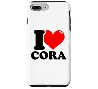 I love Cora funny fist name design Case for iPhone 7 Plus/8 Plus