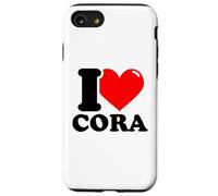 I love Cora funny fist name design Case for iPhone SE (2020) / 7/8