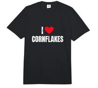 I Love Cornflakes Breakfast Early Bird Morning Grumpy Comfort Colors Adult Heavyweight T-Shirt