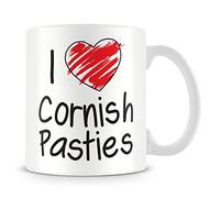 I Love Cornish Pasties Personalised Mug - Add Photo - Customised Cup Gift