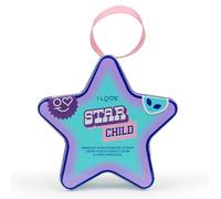 I Love Cosmetics Star Child, Lip Balm 10ml and Hand Cream 30ml Gift Set with Printed Star-Shaped Trinket Tin, Cosmic Love Fragrance, Silky hands, shiny lips