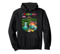 I Love Costa Rica Travel Souvenir Pura Vida Pride Pullover Hoodie