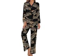 I Love Country Music Fashion 2 PCS Womens Pajama Sets Long Sleeve Sleepwear Soft Loungewear Style-7