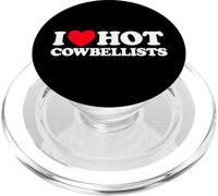 I Love Cowbell Play Funny Cute More Cow Bell Music Joke Fan PopSockets PopGrip for MagSafe