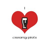 I Love Creamy Pints: Irish Lined Notebook - 120 Page Writing Journal for Pub Lovers, St. Patrick’s Day Gifts, and Irish Beer Fans: Guinness Lovers Notebook