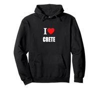 I Love Crete Sunshine Summer Holidays Pullover Hoodie