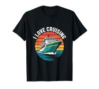 I Love Cruising Sunset Voyage Getaway T-Shirt