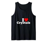 I Love Crystals I Heart Crystals of Quartz I Love Crystals Tank Top