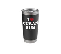 I Love Cuban Rum, I Heart Cuban Rum Stainless Steel Insulated Tumbler
