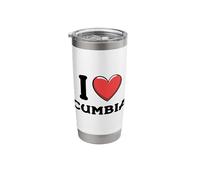 I Love Cumbia Dance Stainless Steel Insulated Tumbler