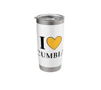 I Love Cumbia Dance Stainless Steel Insulated Tumbler
