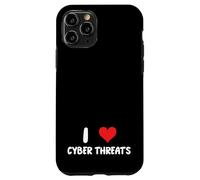 I Love Cyber Threats - Heart - Info Sec Security IT Tech Case for iPhone 11 Pro