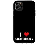 I Love Cyber Threats - Heart - Info Sec Security IT Tech Case for iPhone 11 Pro Max