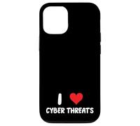 I Love Cyber Threats - Heart - Info Sec Security IT Tech Case for iPhone 12/12 Pro