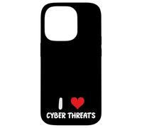 I Love Cyber Threats - Heart - Info Sec Security IT Tech Case for iPhone 14 Pro