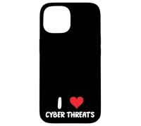I Love Cyber Threats - Heart - Info Sec Security IT Tech Case for iPhone 15
