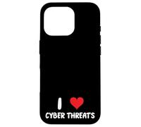 I Love Cyber Threats - Heart - Info Sec Security IT Tech Case for iPhone 16 Pro