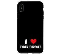 I Love Cyber Threats - Heart - Info Sec Security IT Tech Case for iPhone XS Max
