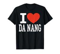 I Love DA Nang City Heart Graphic Souvenir Travel T-Shirt