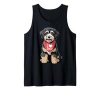I Love Dad Aussiedoodle Lover Doodle Dog Dad Tank Top